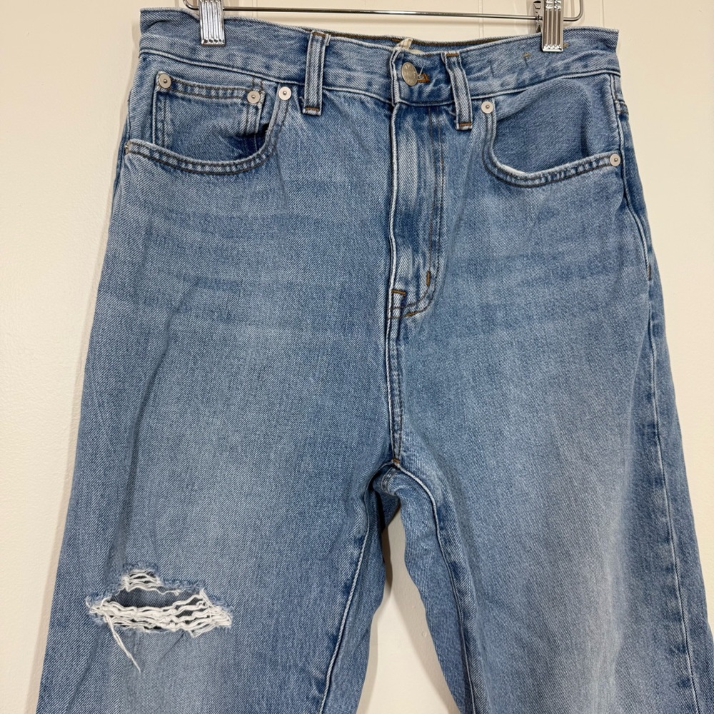 Madewell Women's Straight Leg Jeans - Light Blue - Picture 4 of 12